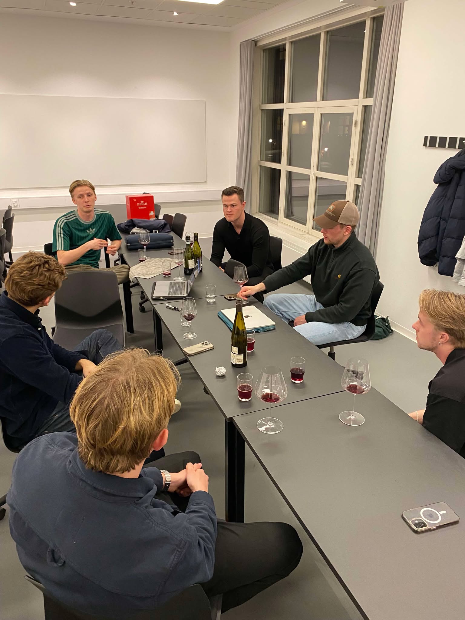 The CBS Wine team at a spring tasting